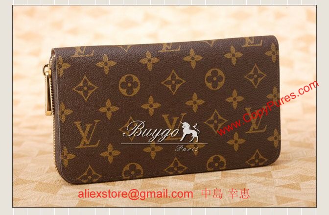 LOUIS VUITTON ルイヴィトン M60002 モノグラム ジッピー オーガナイザー ラウンドファスナー 長財布